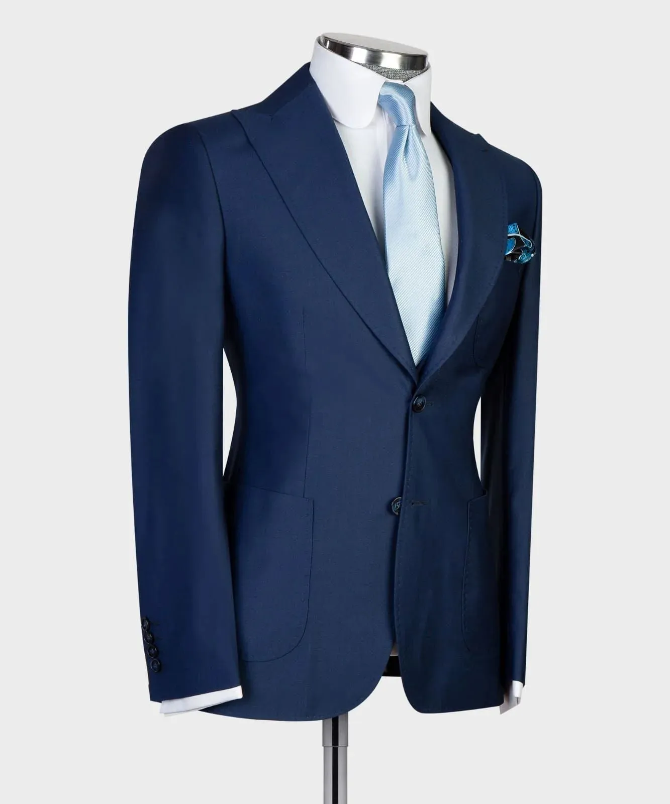 3 Pieces Navy Blue Suit for Men