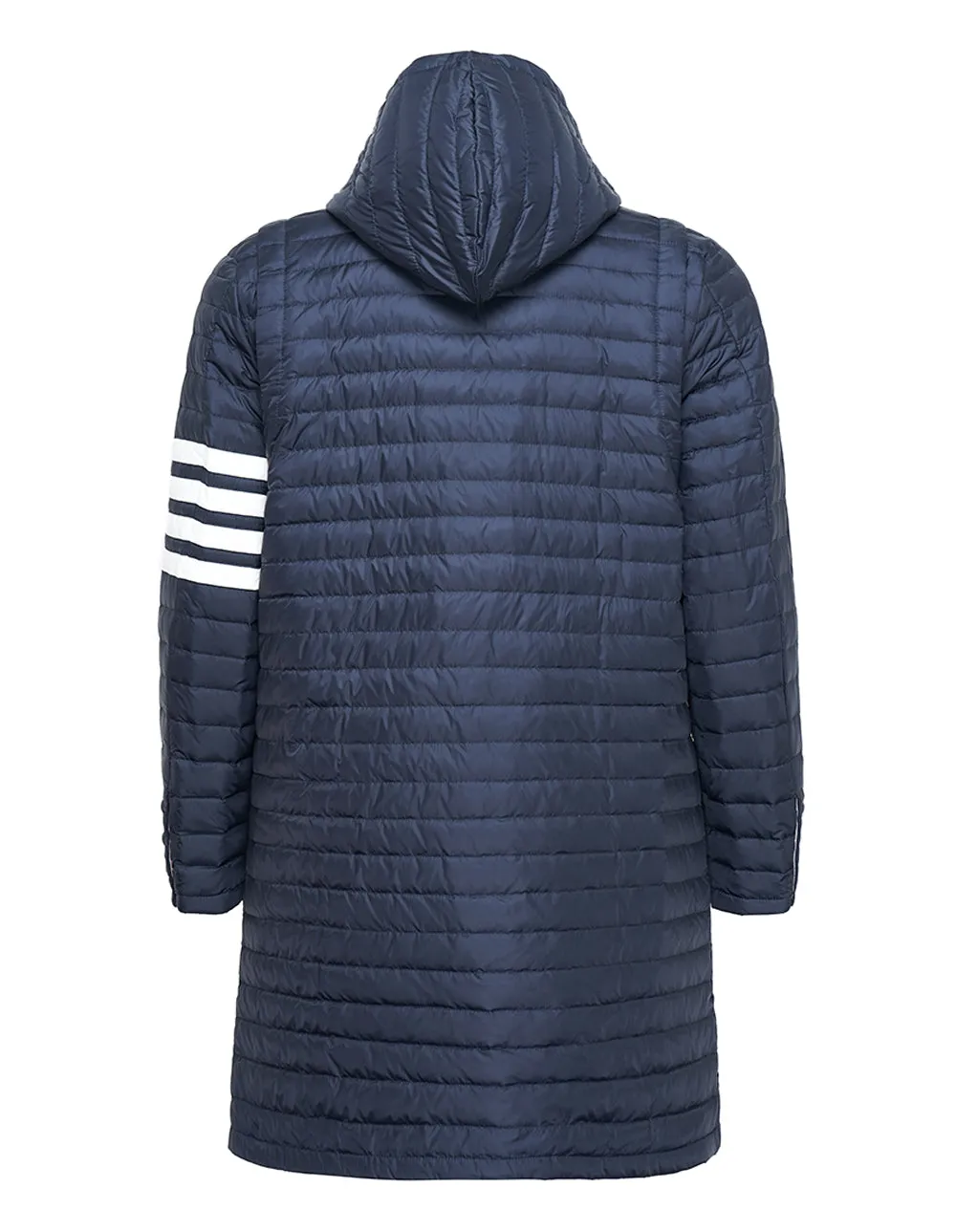 4 Bar Stripe Downfill Quilted Coat