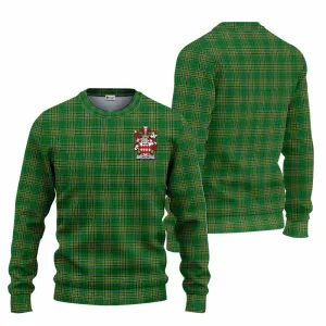 Allyn Irish Clan Tartan Knitted Sweater with Coat of Arms