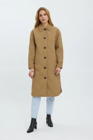 Ambere Merson Long Coat - Tigers Eye