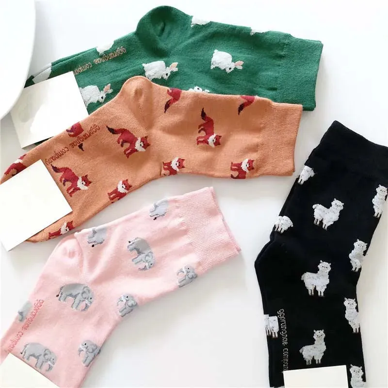 Animal Cotton Socks