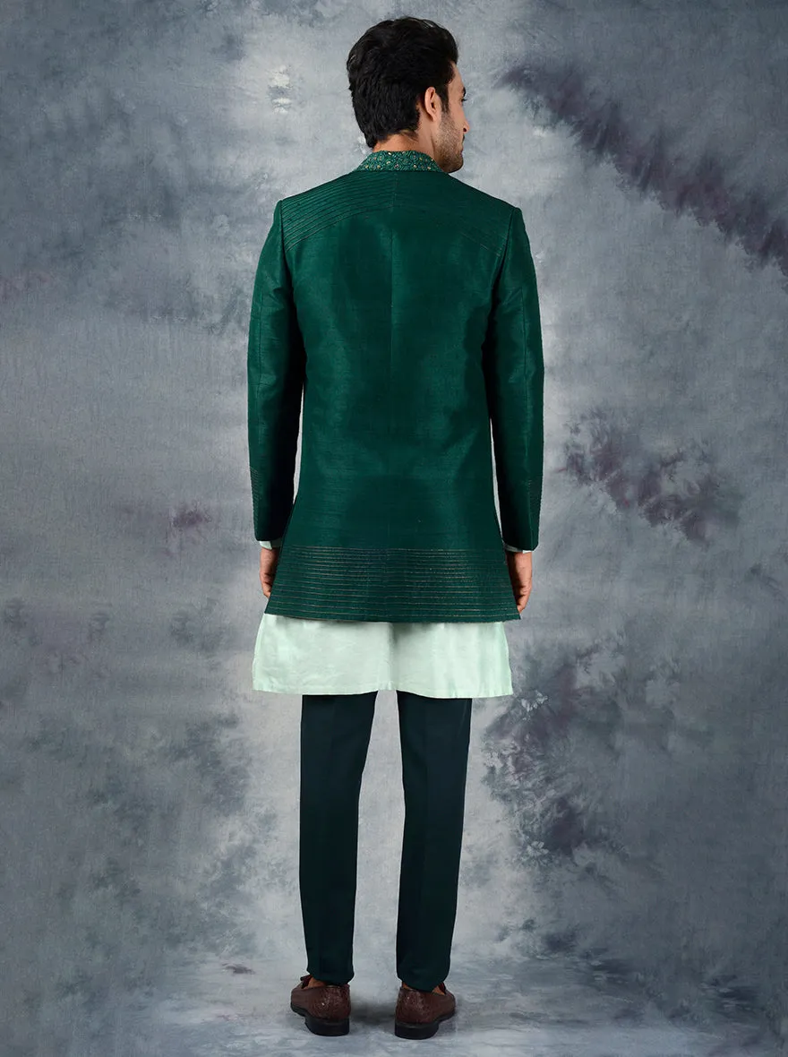 Bottle Green Jodhpuri Suit | Siddhesh Chauhan