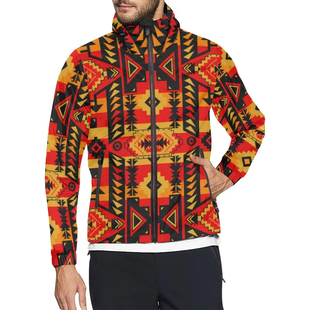 Chiefs Mountain Fire Unisex Windbreaker