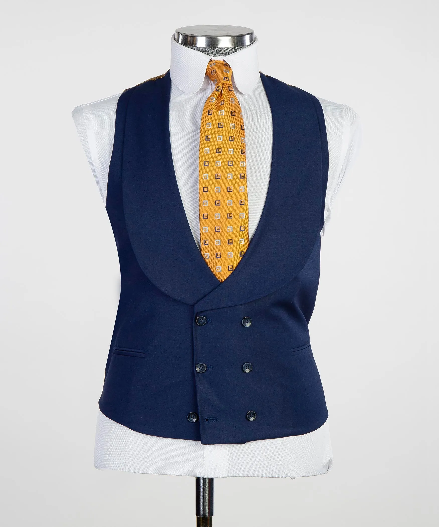 Classic Business Navy Blue Suit