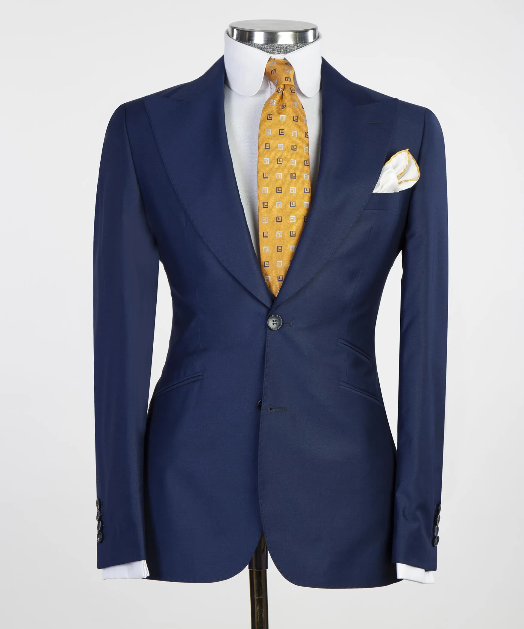 Classic Business Navy Blue Suit