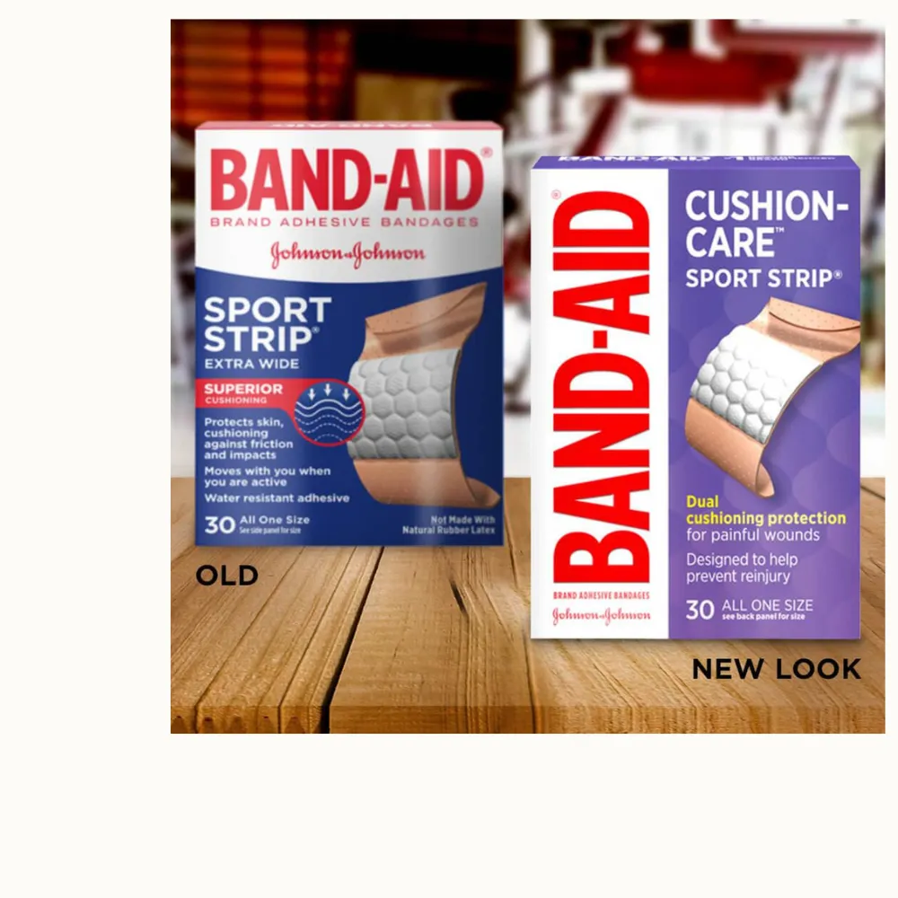 CUSHION-CARE SPORT STRIP Water-Resistant Adhesive Cushioned Bandages