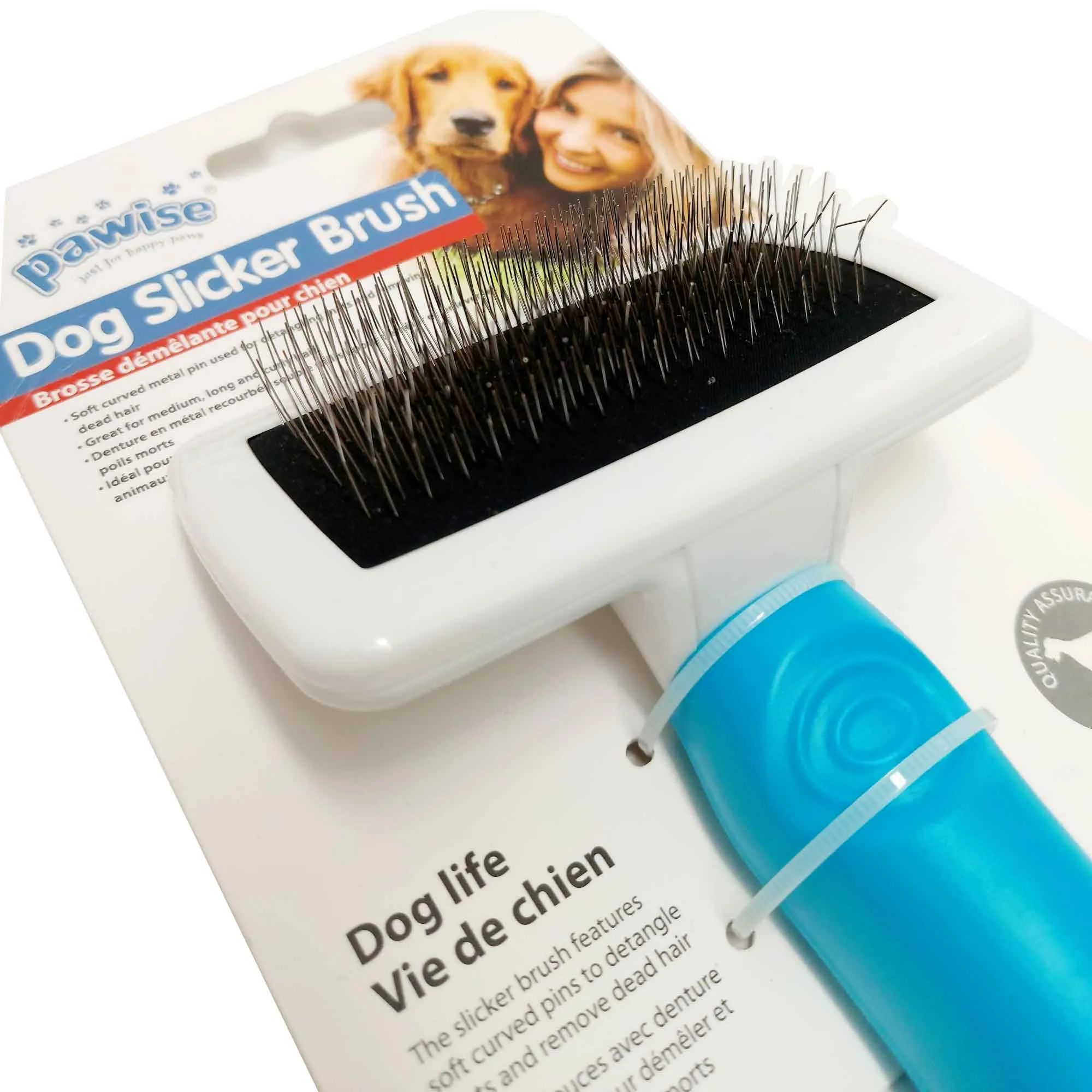 Dog Slicker Brush Small Cat Pet Undercoat Detangling Long Hair Grooming Pawise