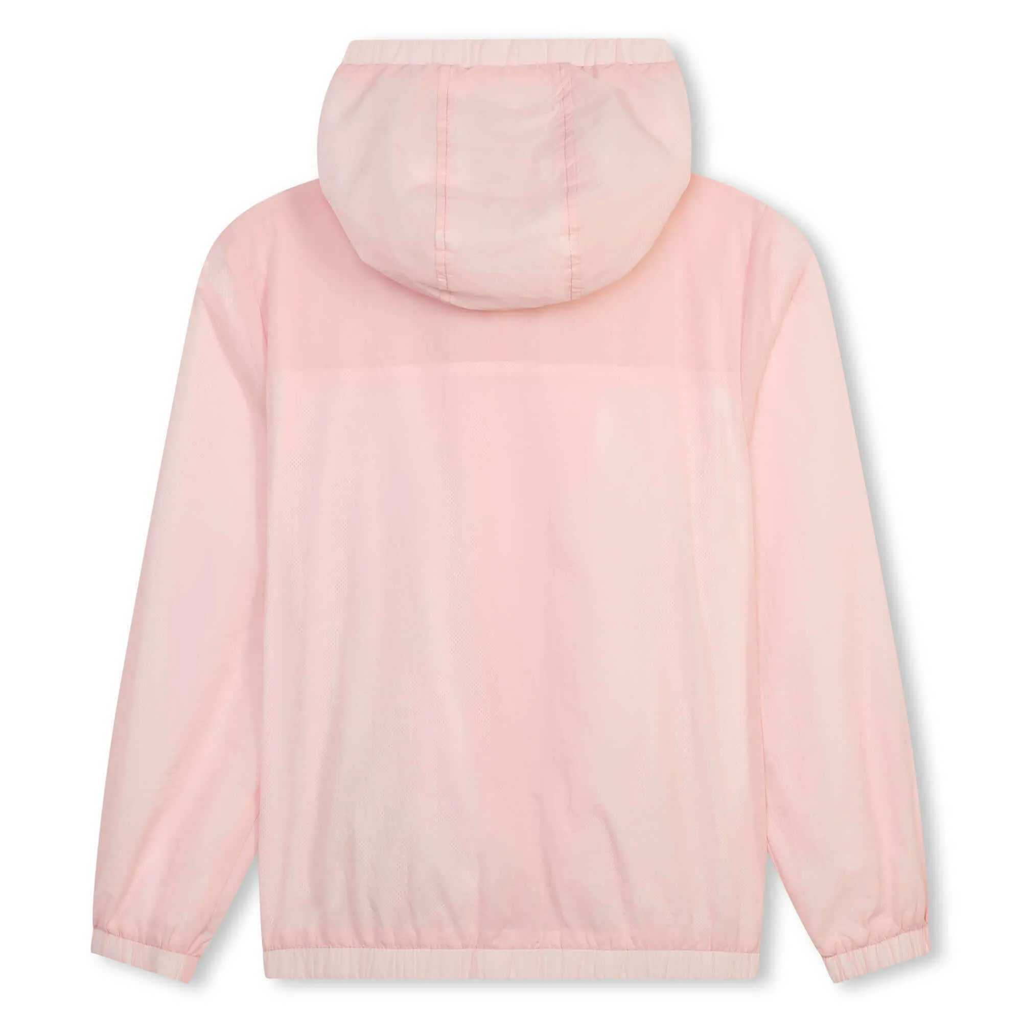 Girls Pink Zip Up Windbreaker