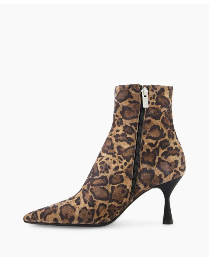 Ide Animal Print Bootie