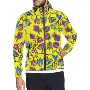 Indigenous Paisley Yellow Unisex Windbreaker