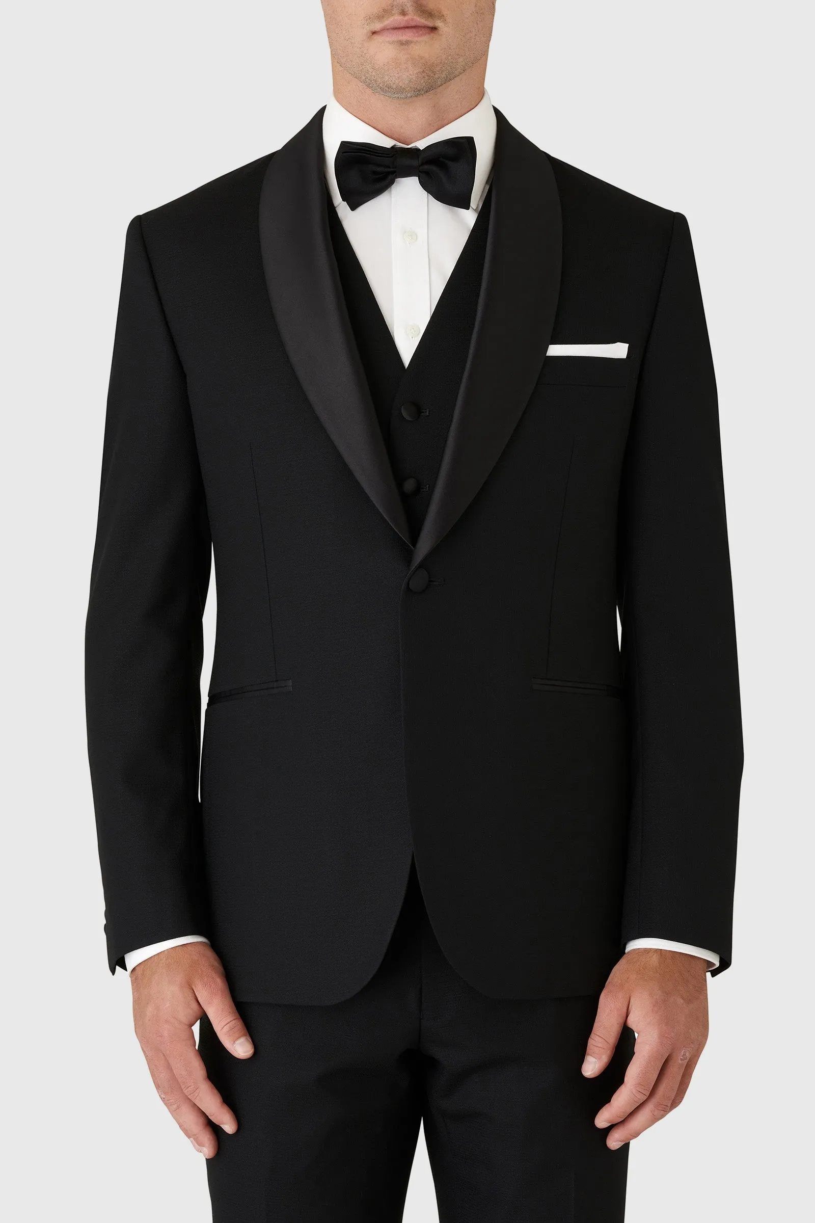 JOE BLACK FCK410 BLACK FORTRESS TUXEDO JACKET