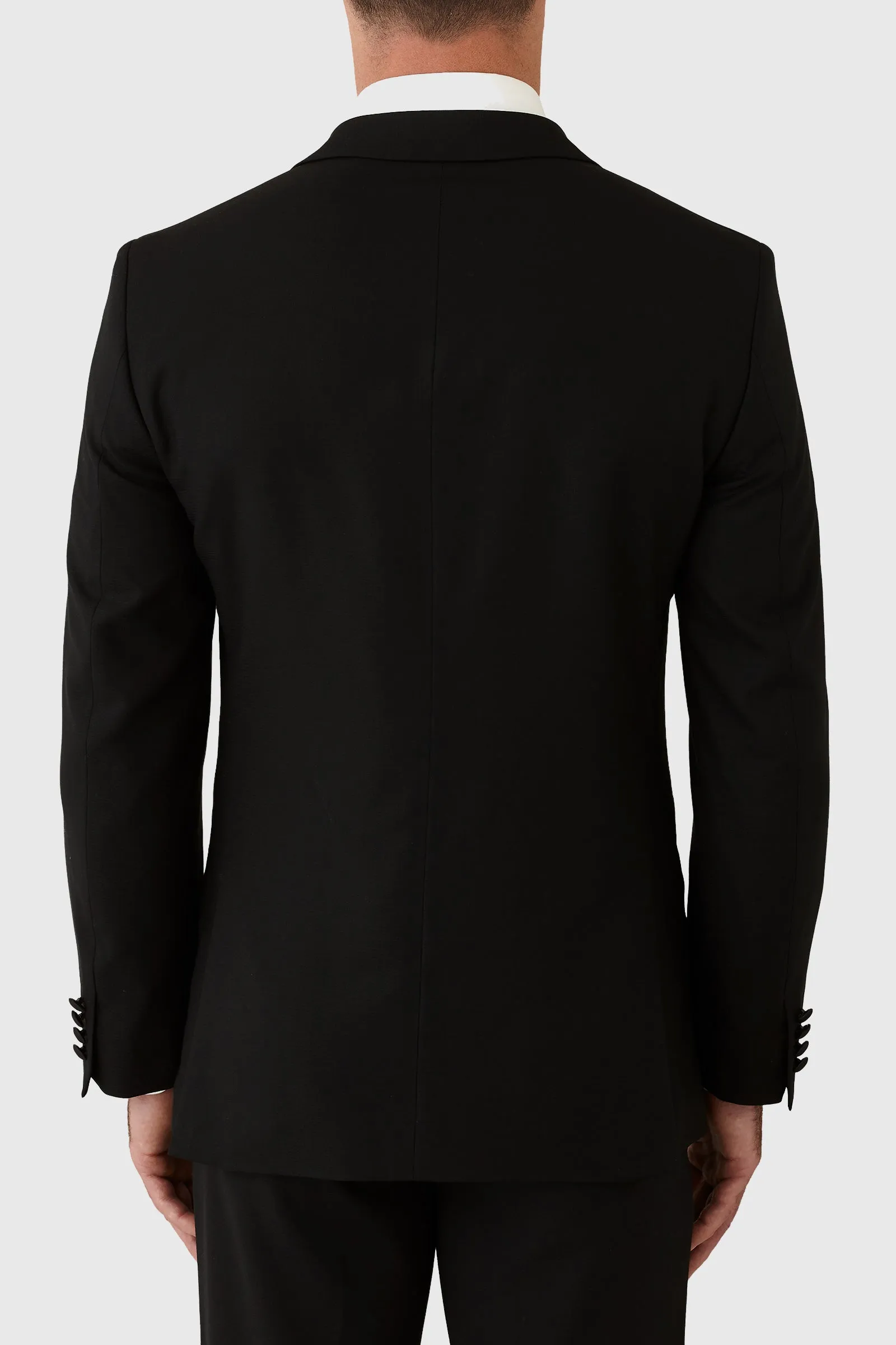 JOE BLACK FCK410 BLACK FORTRESS TUXEDO JACKET