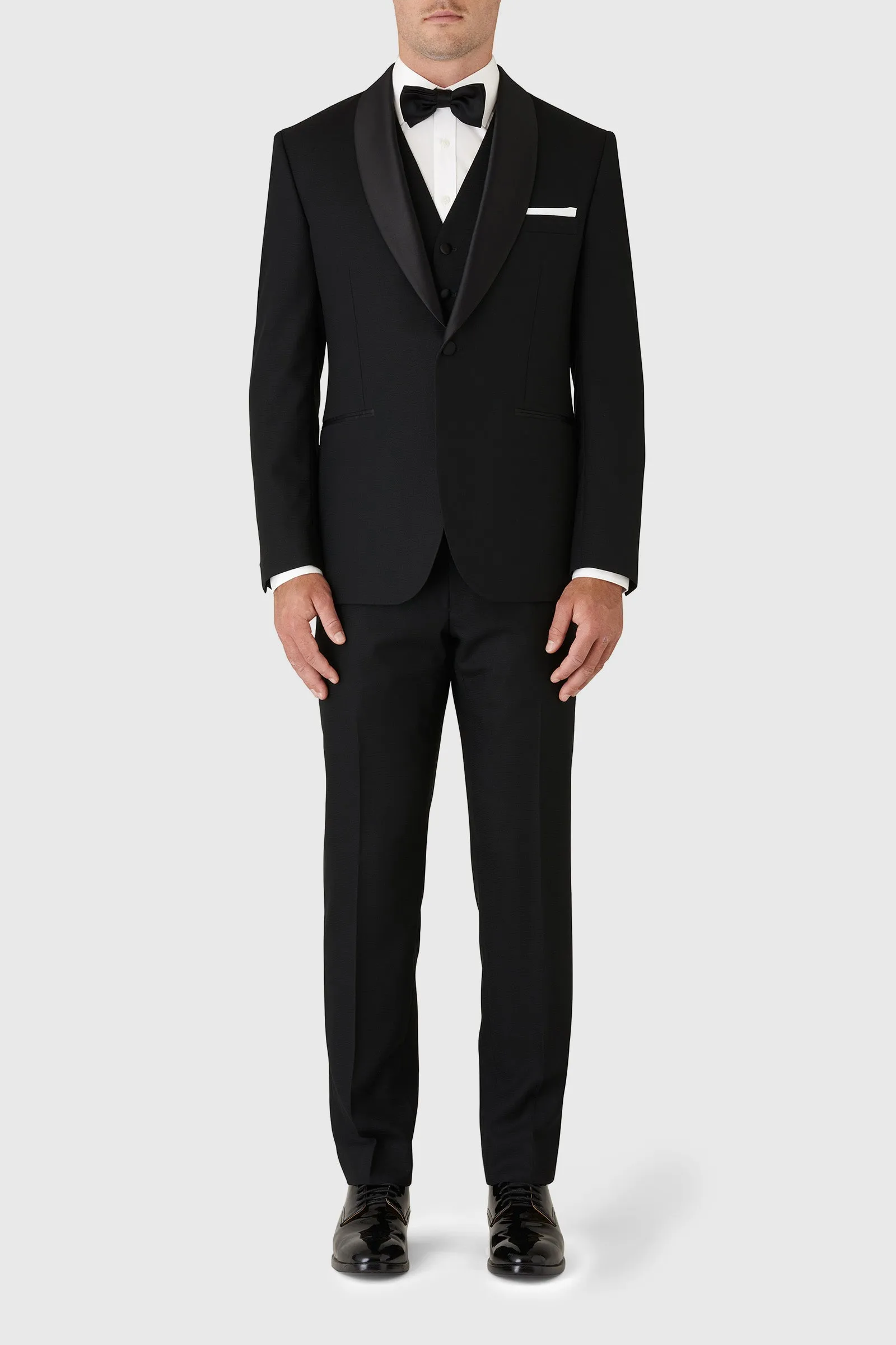 JOE BLACK FCK410 BLACK FORTRESS TUXEDO JACKET