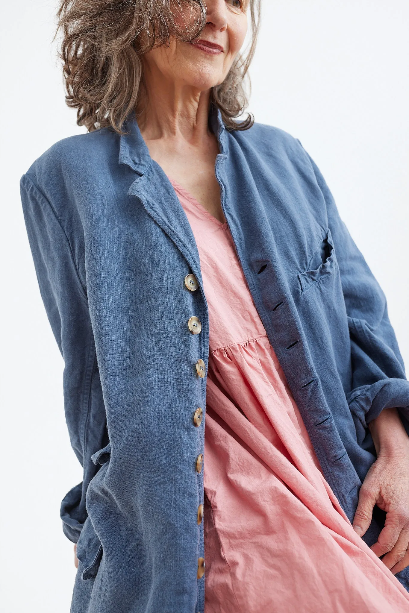 Metta - Oliver Car Coat - Linen