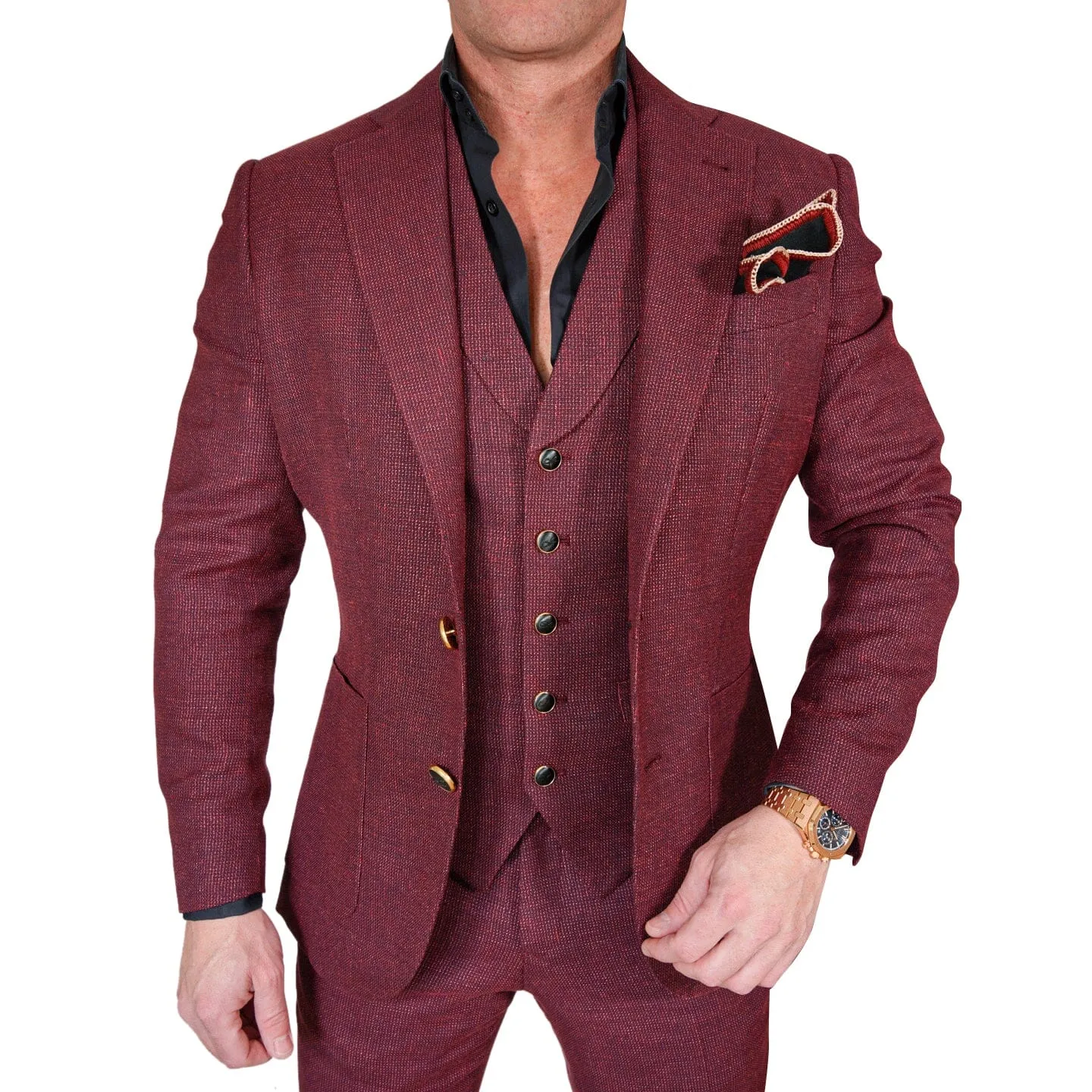 Midnight Marrone Tweed Jacket