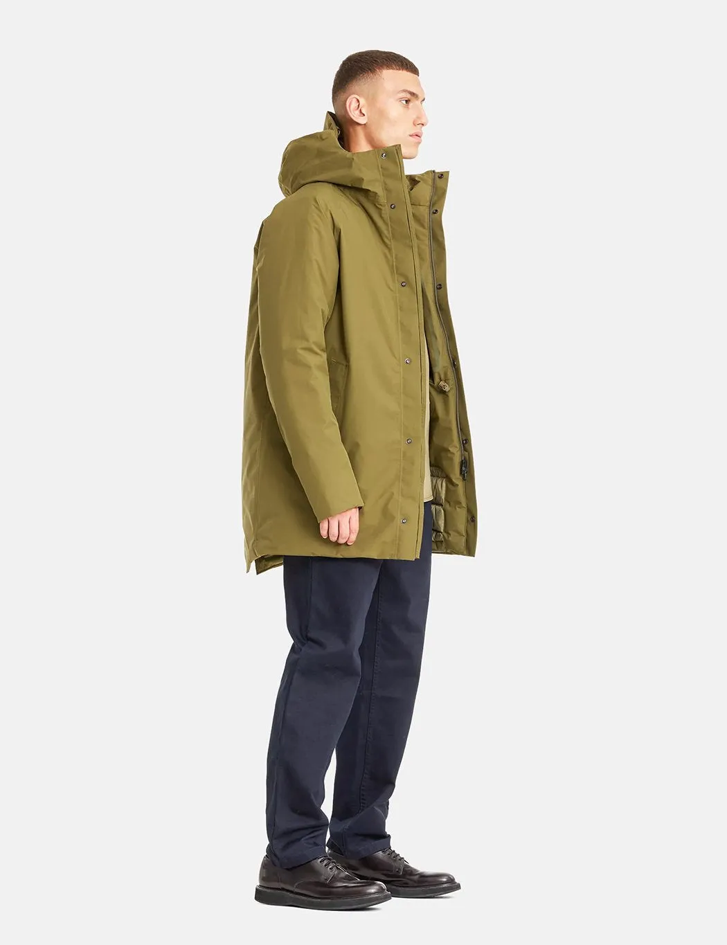 Norse Projects Rokkvi 4.0 Gore Tex Jacket - Sitka Green