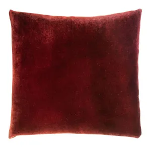 Paprika Ombre Velvet Pillow by Kevin O'Brien Studio