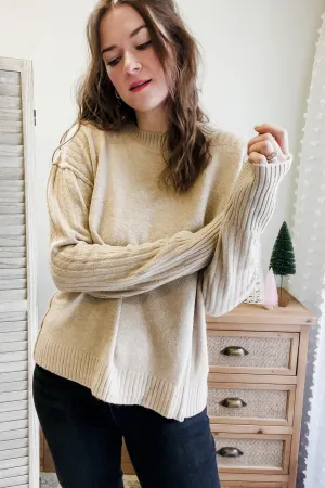 Ribbed Seam Sweater