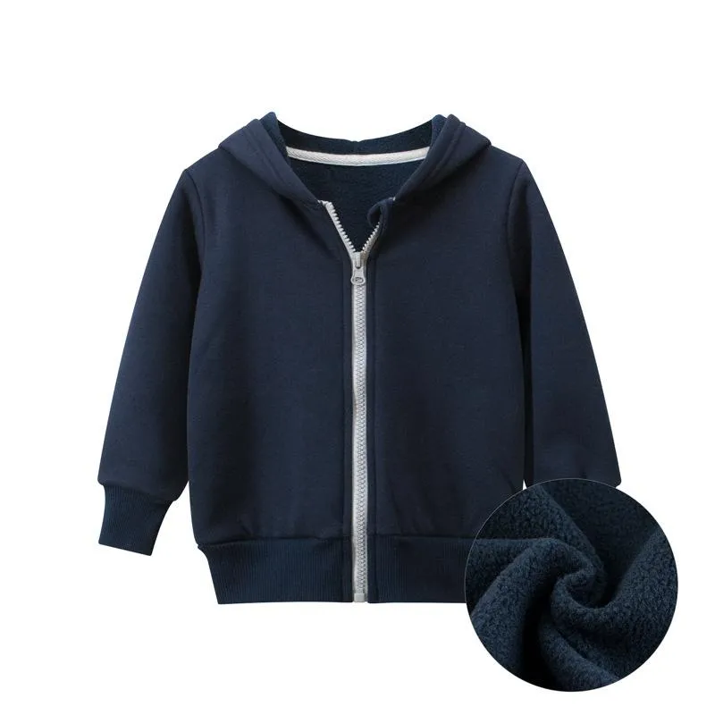 Toddler Boy/Girl 100% Cotton Zipper Coat