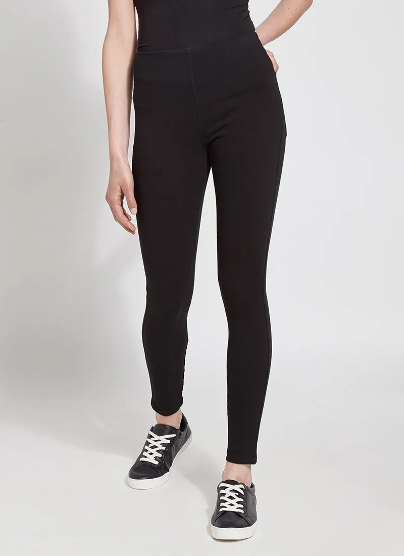 Toothpick Denim Legging, Black