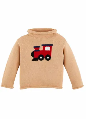 Train Rollneck Sweater by Mud Pie