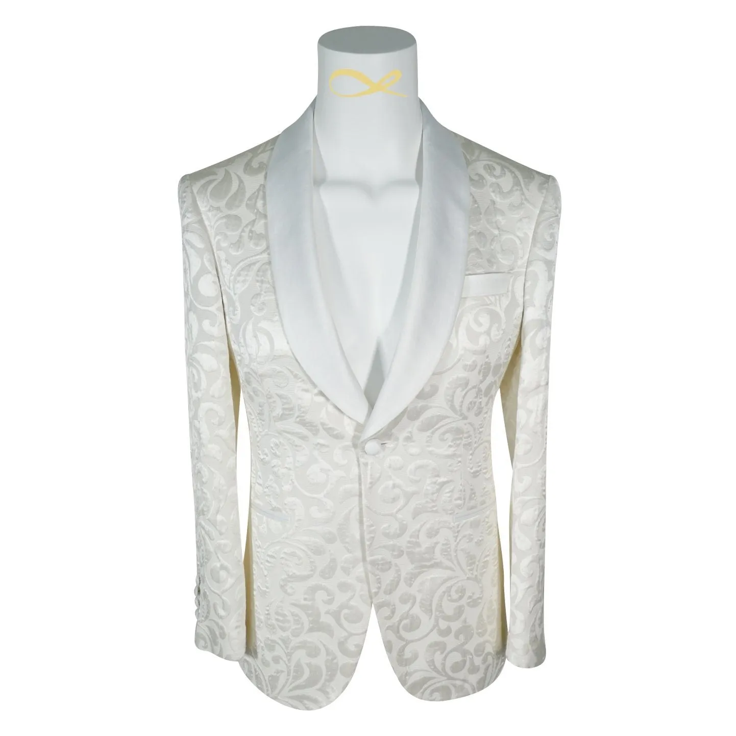 Vanilla Paisley Dinner Jacket