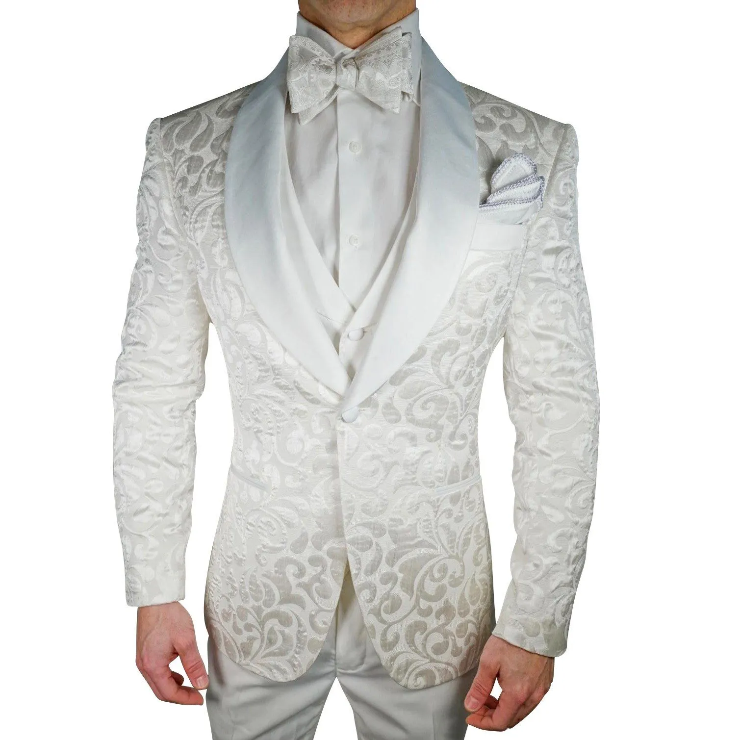 Vanilla Paisley Dinner Jacket