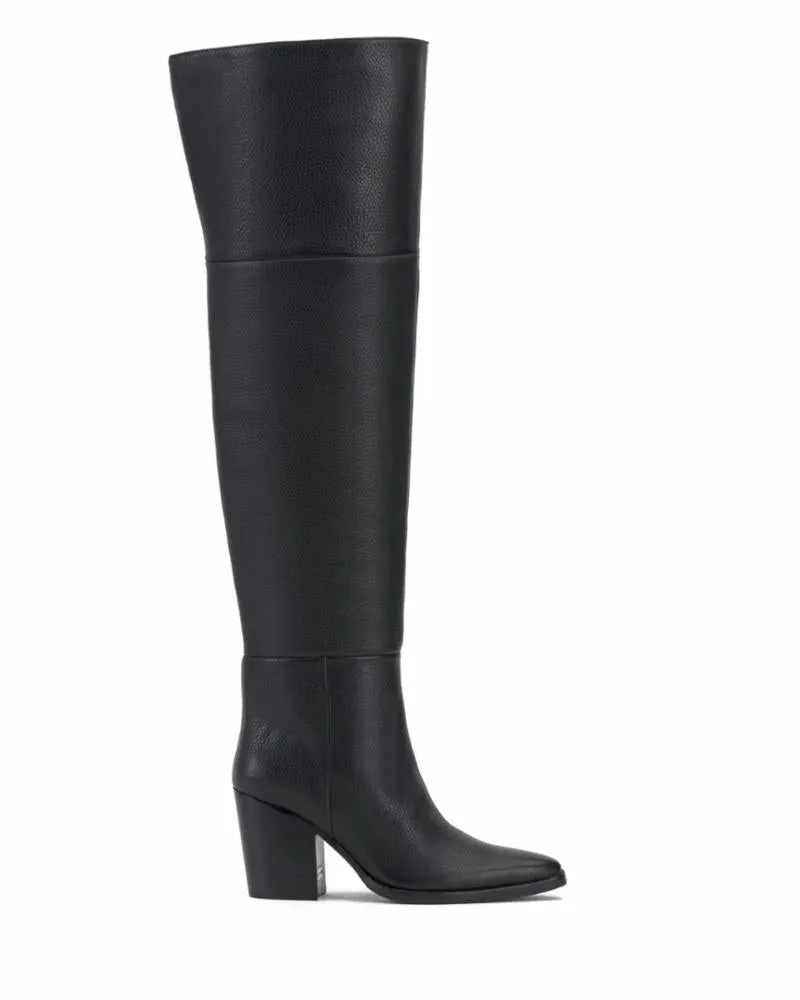 Vince Camuto PAULIE2 WIDE CALF BLACK/SOFT GRAIN NA