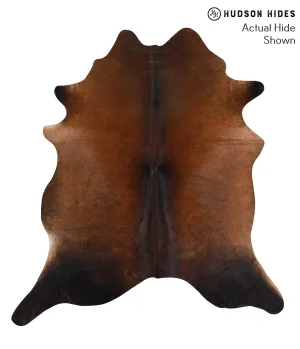 Warm Caramel X-Large Brazilian Cowhide Rug 6'10"H x 6'3"W #66829 by Hudson Hides