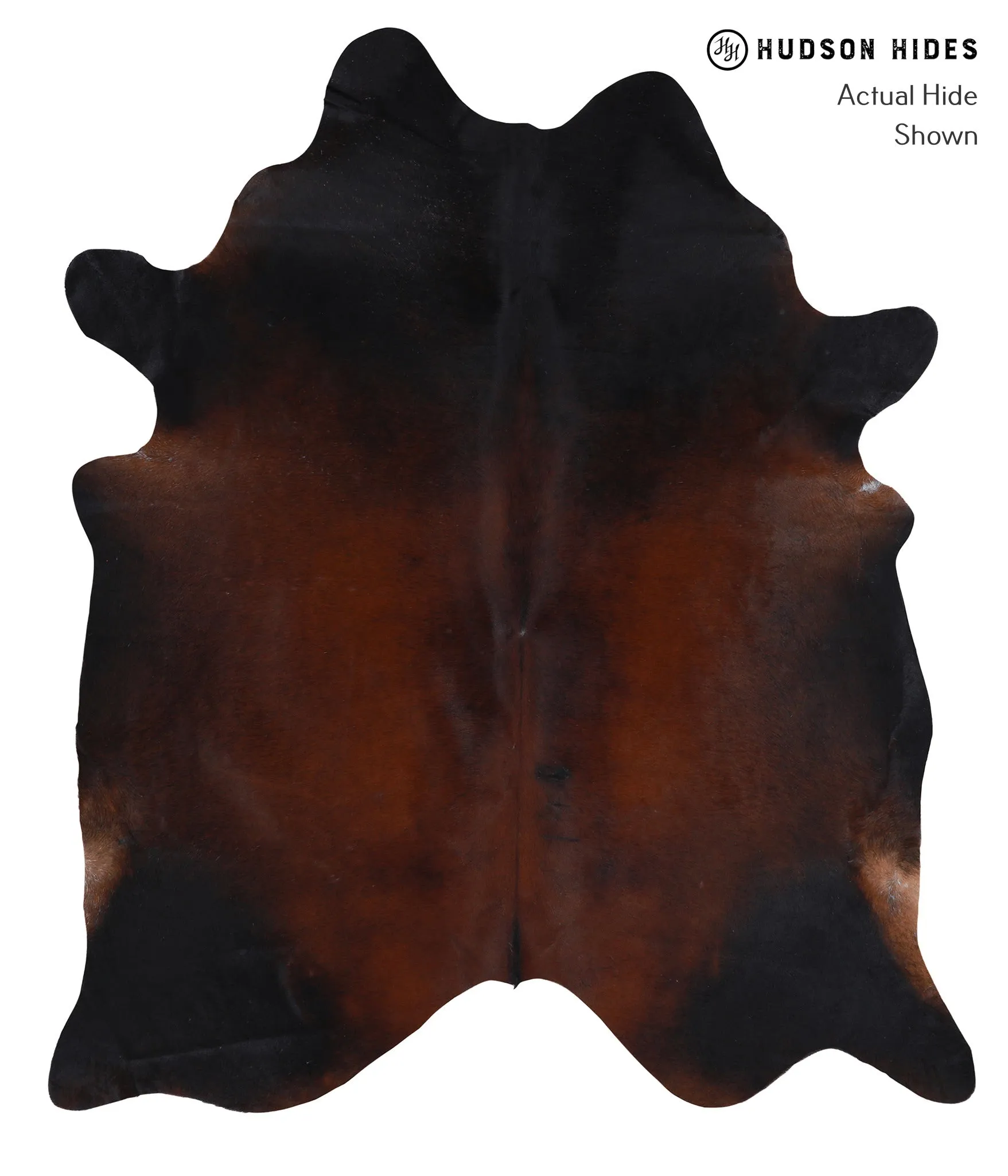 Warm Caramel X-Large Brazilian Cowhide Rug 7'5"H x 6'4"W #A4167 by Hudson Hides