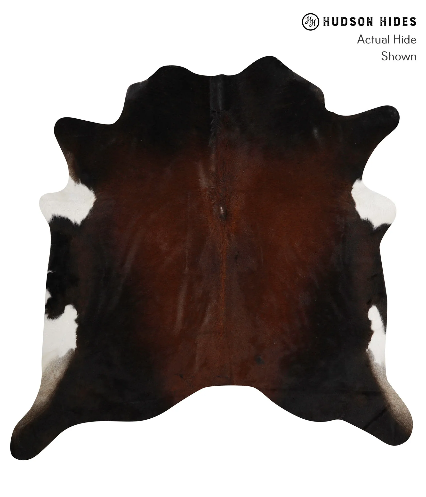 Warm Caramel XX-Large Brazilian Cowhide Rug 7'1"H x 7'1"W #83457 by Hudson Hides