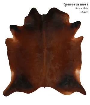 Warm Caramel XX-Large Brazilian Cowhide Rug 7'4"H x 6'11"W #84189 by Hudson Hides