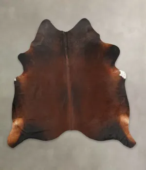 Warm Caramel XX-Large Brazilian Cowhide Rug 7'6"H x 7'3"W #B1680 by Hudson Hides