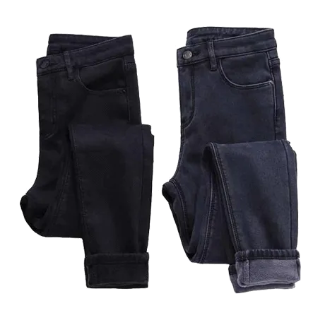 Warm Winter Jeans With Velvet Inside