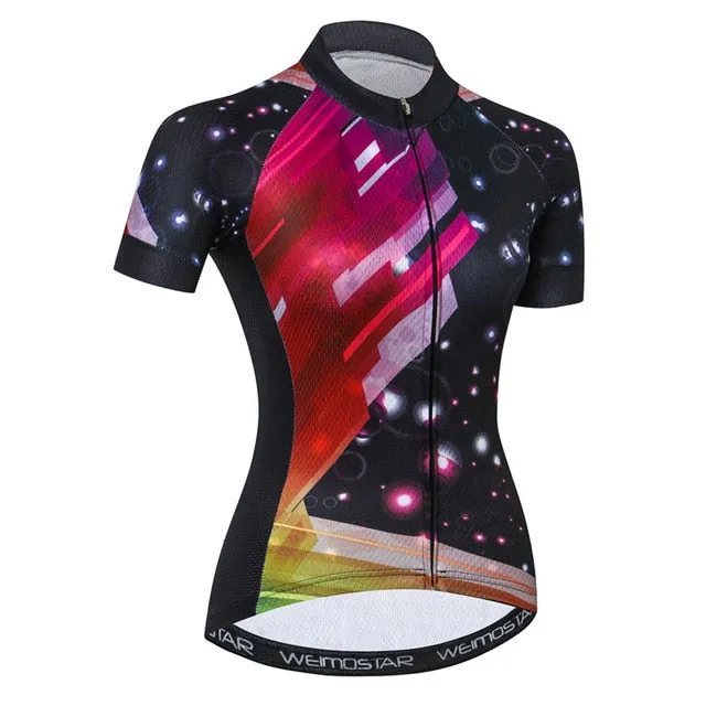 Weimostar 2018 Cycling Jersey Women Breathable Cycling Clothing Quick Dry Bicycle Clothes Pro Team Racing mtb Bike Jersey Shirt