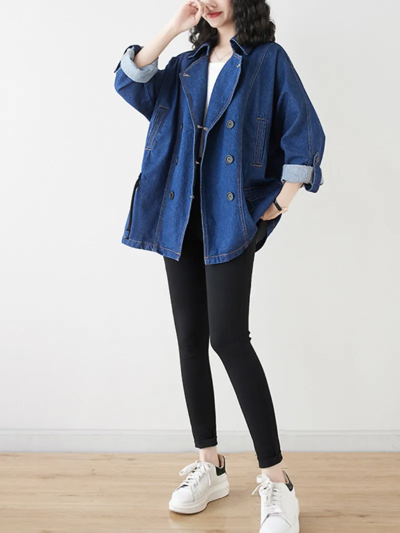 Women's Timeless Fashionable high-quality Collar Button Jacket