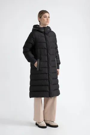 WR peachskin microfibre down jacket